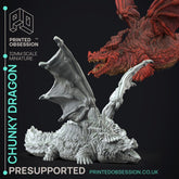 Chunky Dragon 3D-printed model